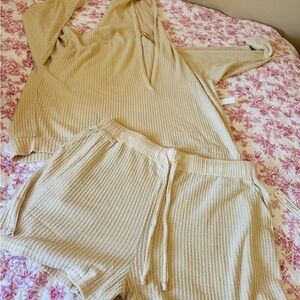 Cozy Beige Loungewear Set